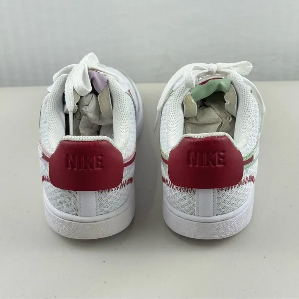 Nike Court Vision Low Premium Valentine’s White & Red Sneakers Women’s 10 EUR 42